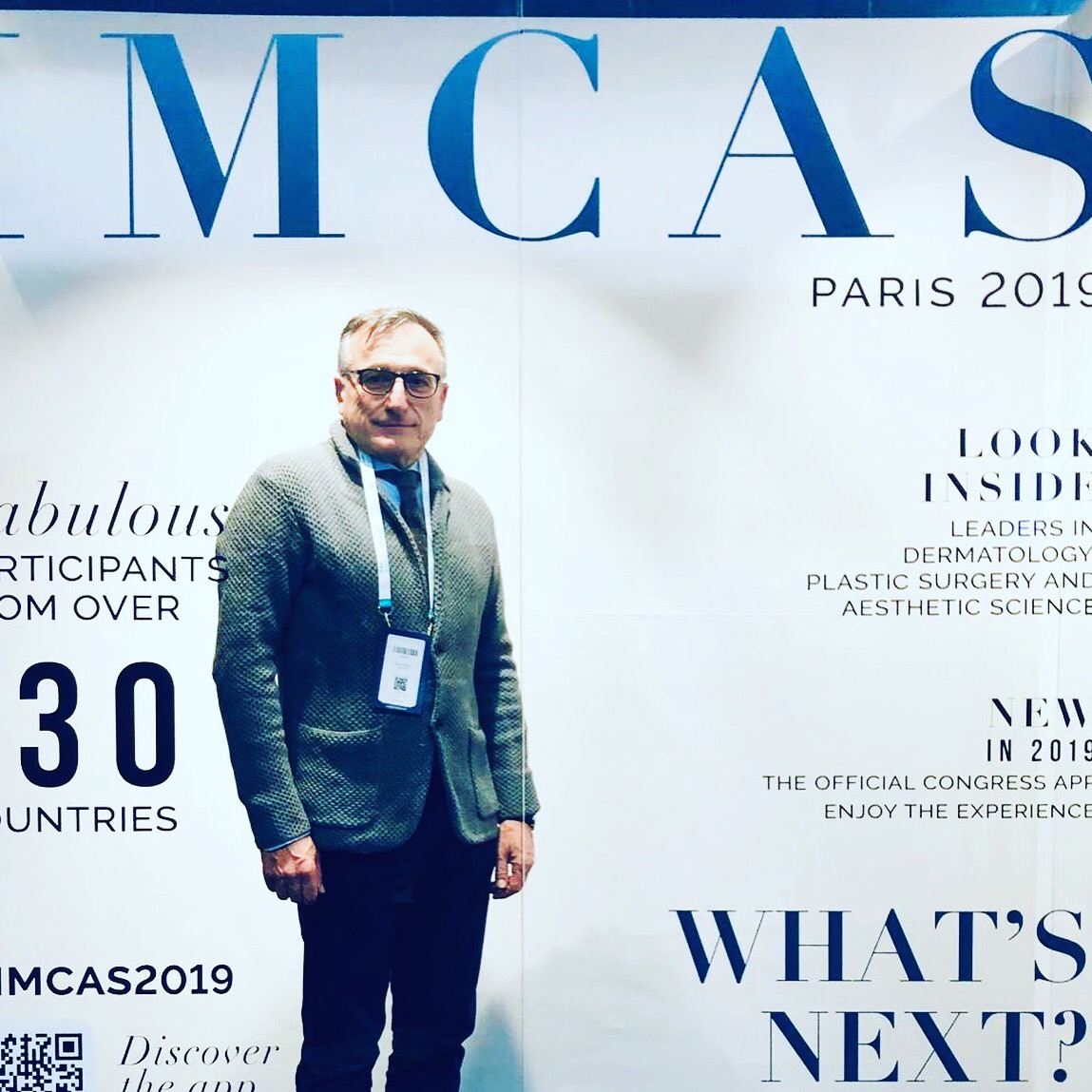 Il chirurgo estetico e plastico Cecchini al convegno IMCAS 2019